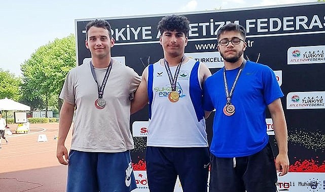 Osmangazili atlet müsabakaya damga vurdu