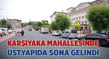 PAMUKKALE’DE BİR MAHALLEDE DAHA ÜSTYAPI DA SONA GELİNDİ