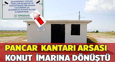 Pancar kantarına konut, emekli kampına otel