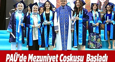 PAÜ’de Mezuniyet Coşkusu Görkemli Açılış Töreni ile Başladı