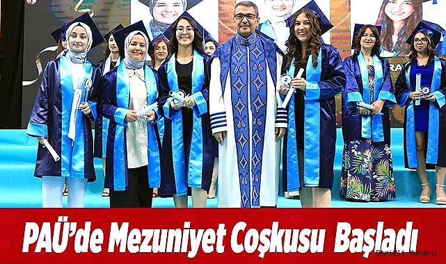 PAÜ’de Mezuniyet Coşkusu Görkemli Açılış Töreni ile Başladı
