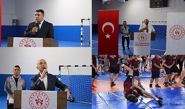 Sarayköy’de Yaz Spor Okulları törenle açıldı