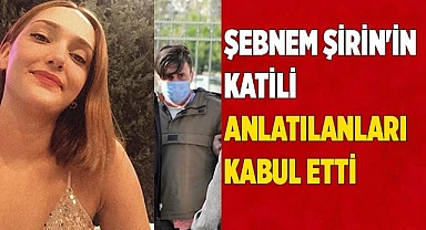 Şebnem Şirin'in katili beyanları kabul etti