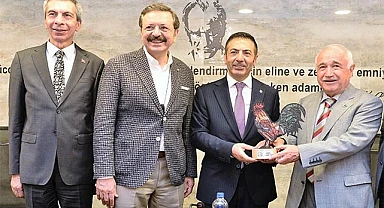 TOBB BAŞKANI HİSARCIKLIOĞLU, DENİZLİ İŞ DÜNYASI İLE BULUŞTU