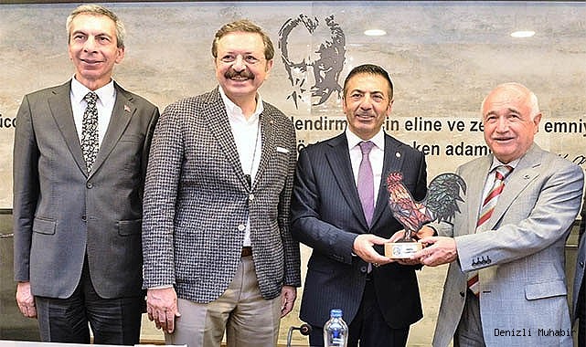 TOBB BAŞKANI HİSARCIKLIOĞLU, DENİZLİ İŞ DÜNYASI İLE BULUŞTU