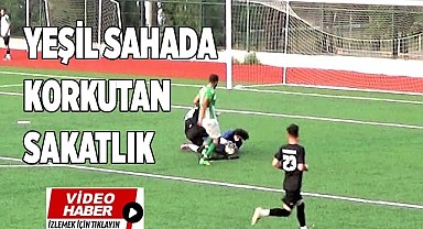 Yeşil sahada korkutan sakatlık