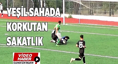 Yeşil sahada korkutan sakatlık