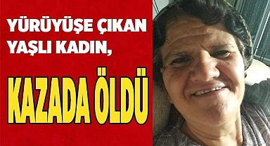 Yürüyüşe çıkan yaşlı kadın, otomobilin çarpması sonucu öldü