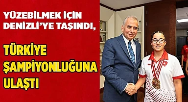 Yüzme tutkusu şampiyonluk getirdi