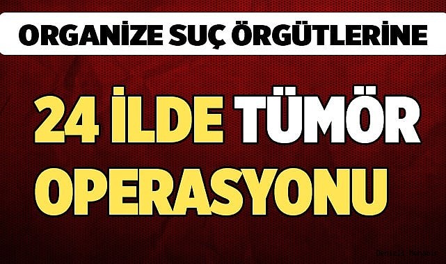 24 il'de eş zamanlı operasyon