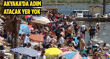 Akyaka'da adım atacak yer yok