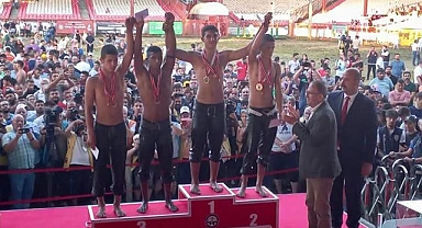 BEYTULLAH SARI  KIRKPINAR’DAN ALTIN MADALYA İLE DÖNDÜ