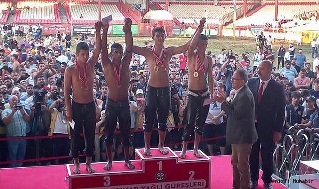 BEYTULLAH SARI  KIRKPINAR’DAN ALTIN MADALYA İLE DÖNDÜ
