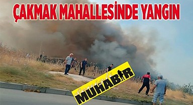 Çakmak mahallesinde yangın