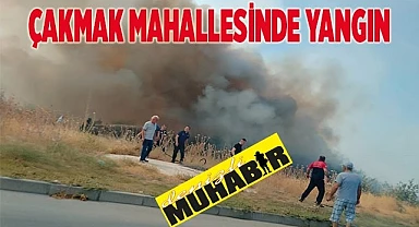 Çakmak mahallesinde yangın