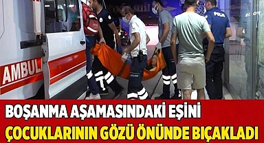 Çocuklarını görmeye gittiği evde eşine dehşeti yaşattı