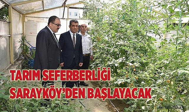 Denizli’de Meslek Liselerinde Tarım Seferberliği Sarayköy’den Başlayacak