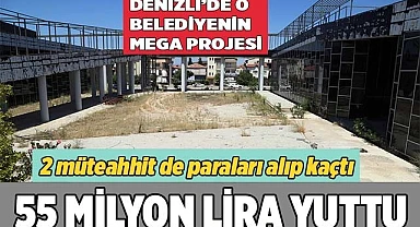 Denizli’de o belediyenin mega projesi 55 milyon lira yuttu
