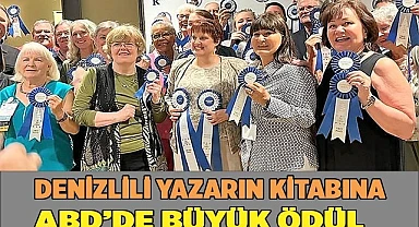 Denizlili yazarın kitabına ABD’de büyük ödül