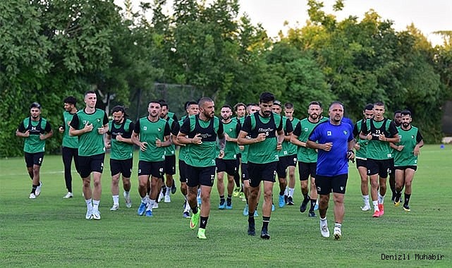 Denizlispor 2 günlük aranın ardından çalışmalara yeniden başladı