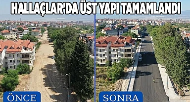 HALLAÇLAR'DA ÜST YAPI TAMAMLANDI