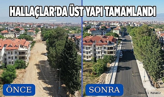 HALLAÇLAR'DA ÜST YAPI TAMAMLANDI