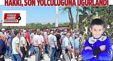 Kanalda cansız bedeni bulunan Hakkı son yolculuğuna uğurlandı