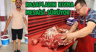 Kasapların kıyma mesaisi sürüyor