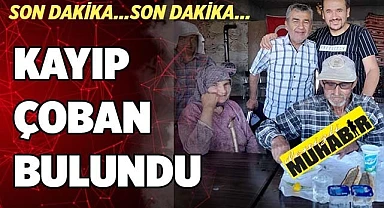 Kayıp çoban bulundu