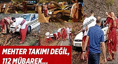 Kazaya ilk müdahale mehter takımından geldi