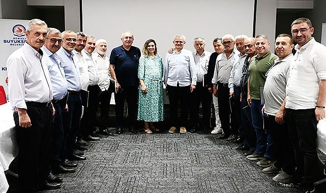 Meclisleri kurulan muhtarlar bir araya geldi