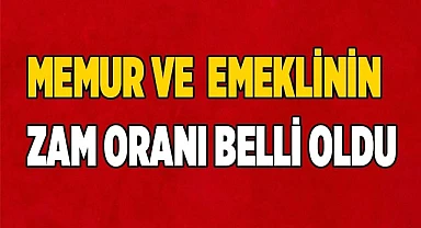 Memur, emeklinin zam oranı belli oldu