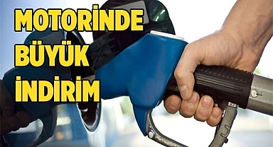 Motorinde indirim