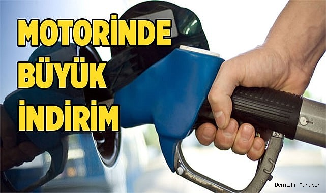 Motorinde indirim