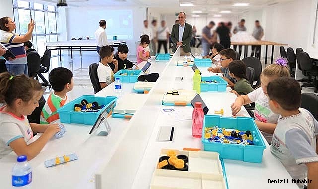 PAMUKKALE BELEDİYESİ’NİN ROBOTİK KODLAMA KURSLARI BAŞLADI