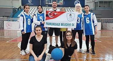 PAMUKKALE BELEDİYESPOR GOALBALL TAKIMI İKİNCİ LİGE YÜKSELDİ