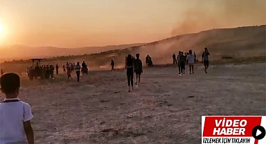 Pamukkale’de anız yangını