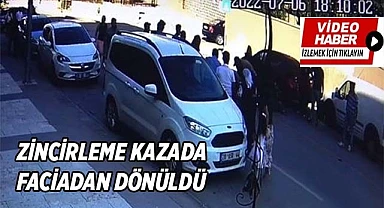 Zincirleme kazada faciadan dönüldü