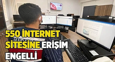 550 internet sitesine erişim engelli