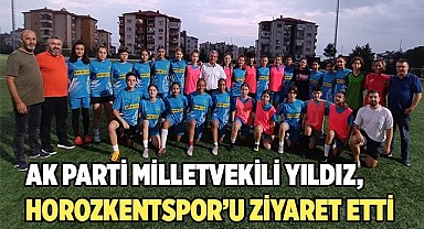 Ak Parti Milletvekili Yıldız  Horozkentspor'u ziyaret etti