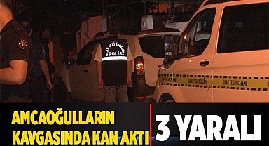 Amcaoğulların kavgasında kan aktı; 3 yaralı