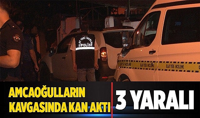 Amcaoğulların kavgasında kan aktı; 3 yaralı