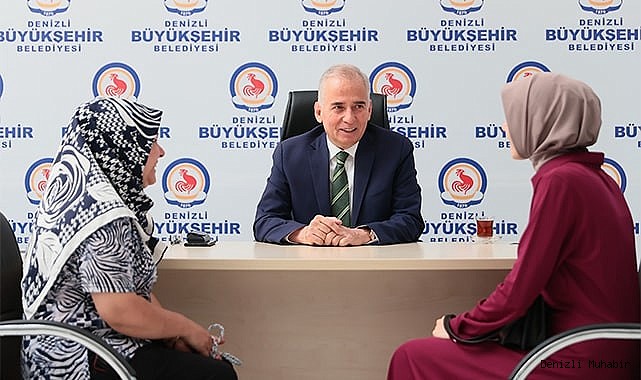 Başkan Osman Zolan’la halk gününe yoğun ilgi