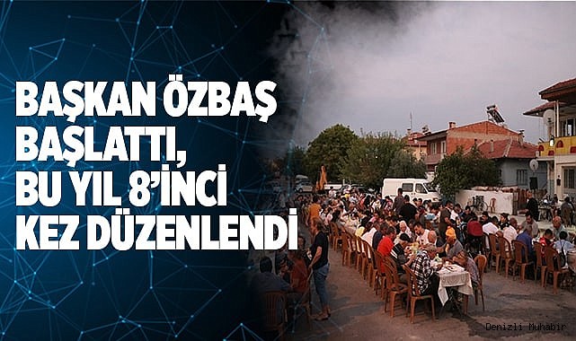 BAŞKAN ÖZBAŞ BAŞLATTI, BU YIL 8’İNCİ KEZ DÜZENLENDİ