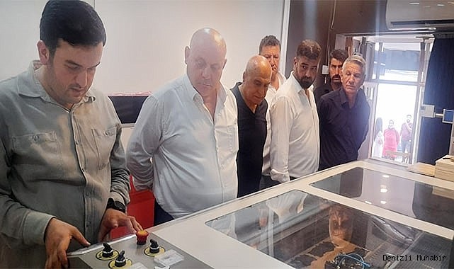 Başkan Şevik, Buldan’ın ilk lazer kesim merkezinin açılışını yaptı