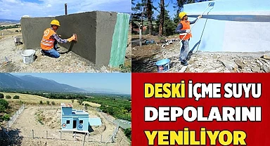 Büyükşehir DESKİ içme suyu depolarını yeniliyor