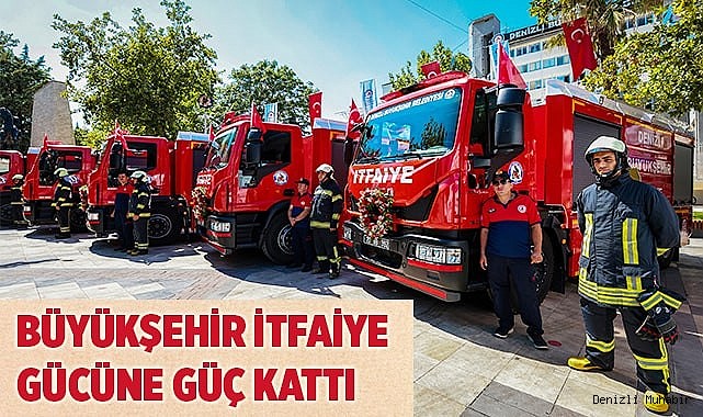 Büyükşehir İtfaiye araç filosunu güçlendirmeye devam ediyor
