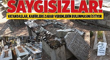 Defalarca onarılan mezar taşların kırılması vatandaşı çileden çıkardı