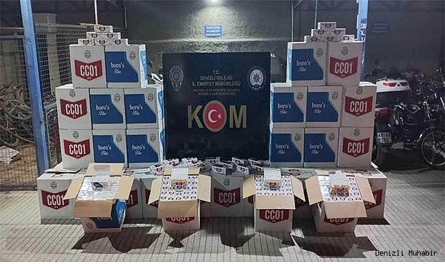 Denizli’de binlerce kaçak cinsel içerikli ürün ele geçirildi