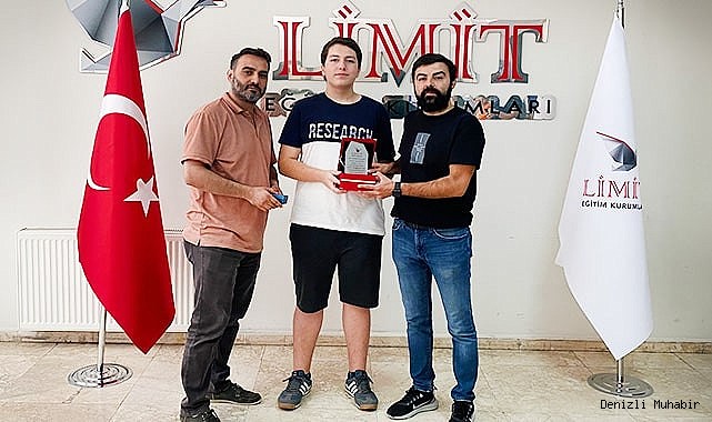 Denizli Limit Eğitim Kurumlarından Türkiye 97.sine anlamlı ödül  